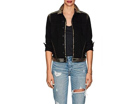 celine black denim|l'agence Celine denim jacket.